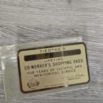 Tiedtke's Co Worker Shopping Pass Original